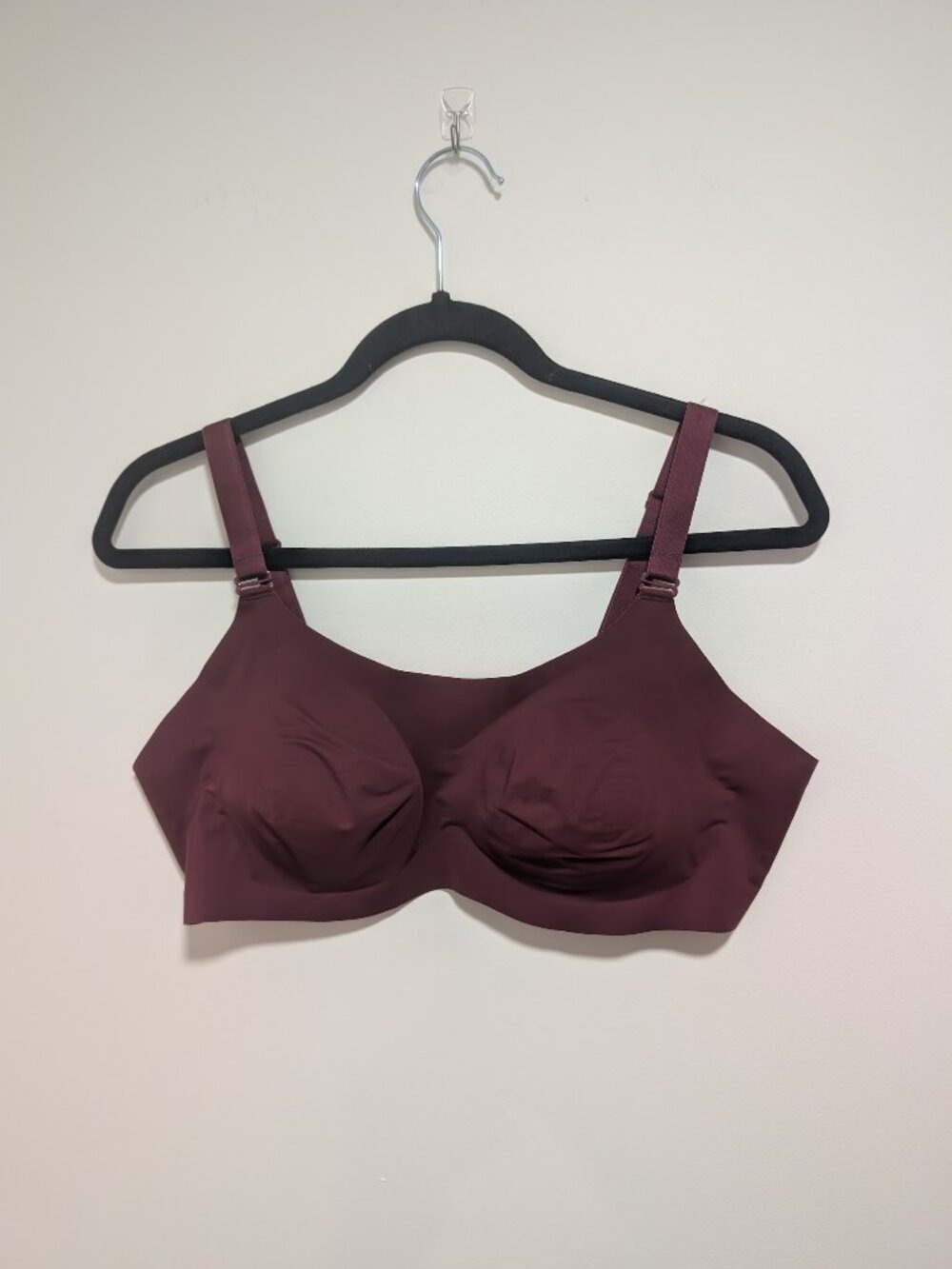 Knix | Padded Evolution Bra In Dark Cherry / Rosette (Size 5/ 38-40C,38D)